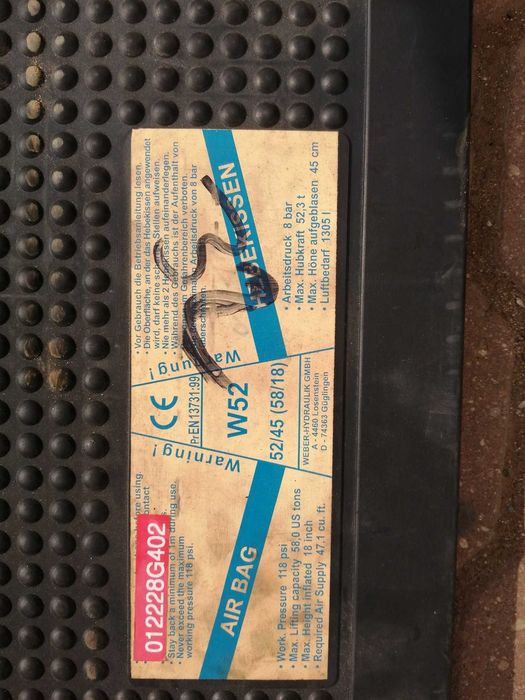 Poduszka powietrzna WEBER