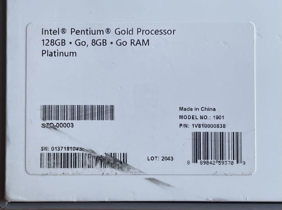 Microsoft Surface Go 2 4425Y 8GB 128GB Srebrny