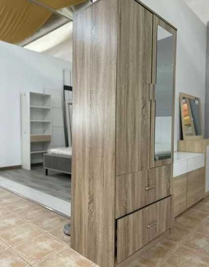 Roupeiro 2 portas com espelho - entrega gratuita