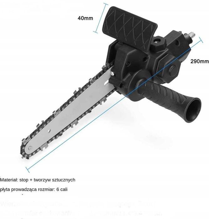 6-calowa elektryczna piła łańcuchowa konwerter