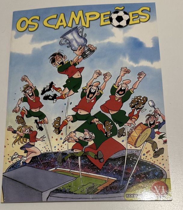 Coleção completa Os Campeões  Banda desenhada de futebol Gursel 6 vol.