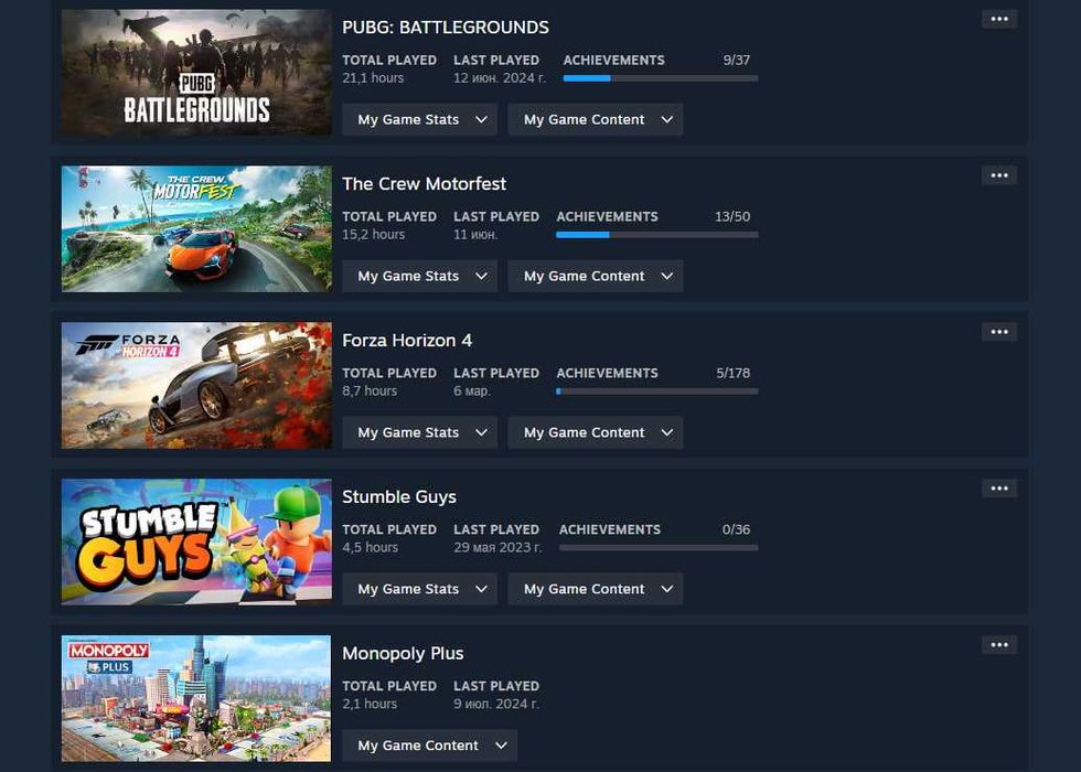 Аккаунт STEAM з іграми сумою на 8к грн, повна зміна даних