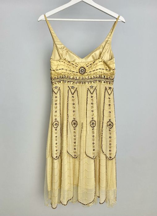 Sukienka złota żółta rozm.S nowa wesele impreza przyjęcie