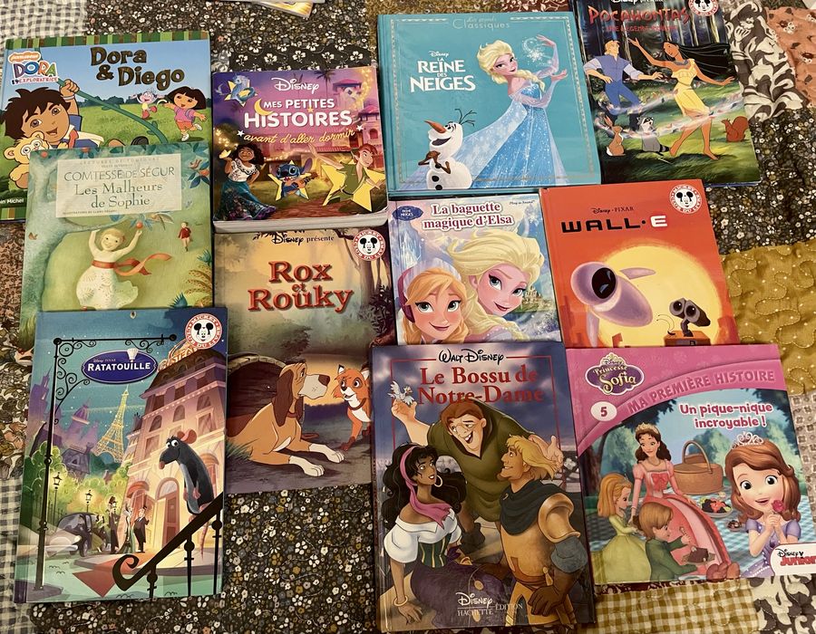 Книги Disney /Холодное сердце /для детей /одним лотом /французский язы