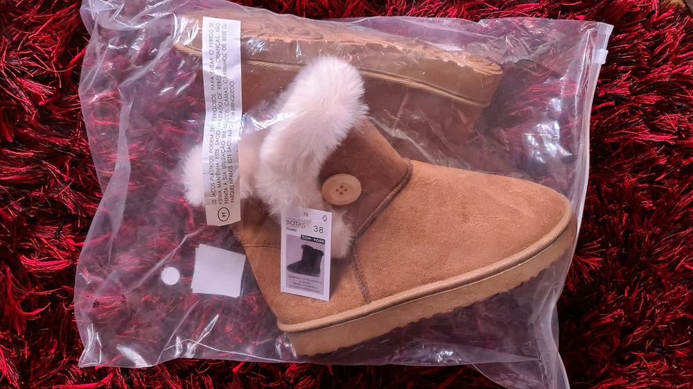 Botas inverno felpudas 38