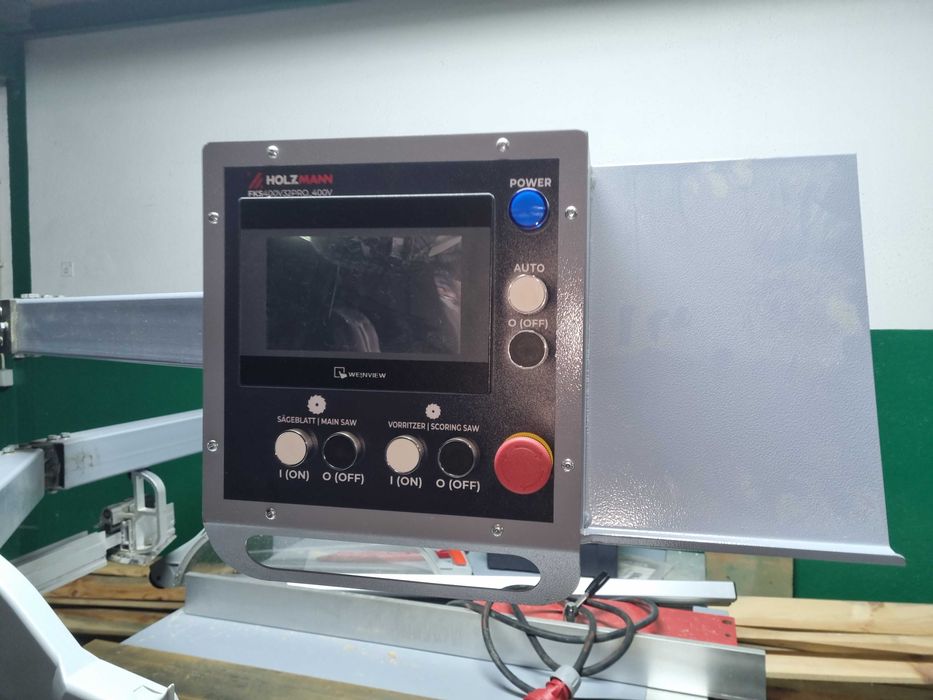 Esquadrijadora Holzman com paralela elétrica