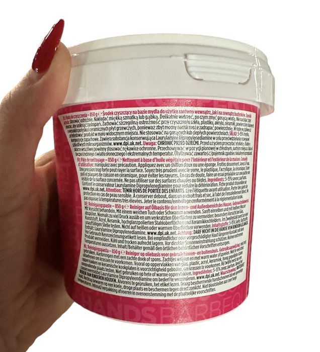 Hit!!! Uniwersalna pasta czyszcząca Pink Stuff - 850g