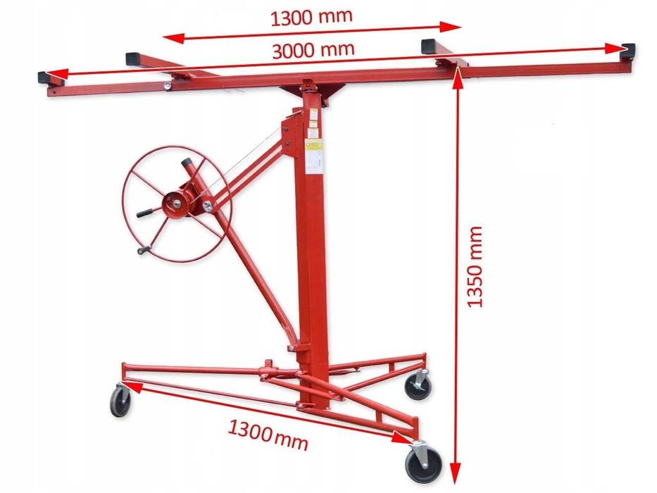 Nowy Podnośnik do regipsów płyt kartonowo gipsowych PKG