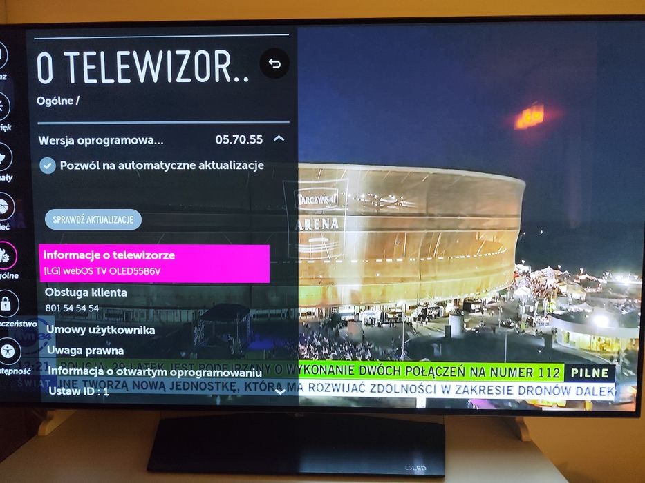 lg oled55b6v-z, z piloten