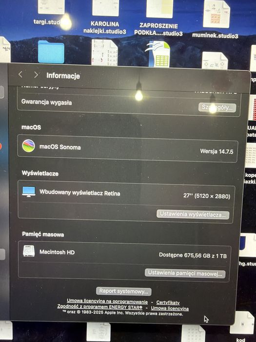 Komputer Apple iMac 27” Retina 5K 1T SSD 2021