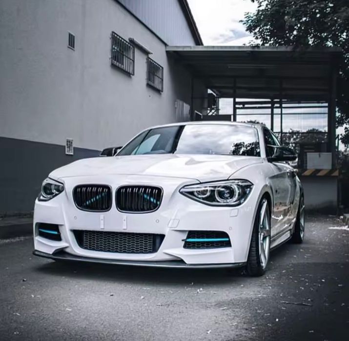 Губа BMW F20 F21 накладка на бампер БМВ Ф20 Ф21 юбка бампера сплитер обвес