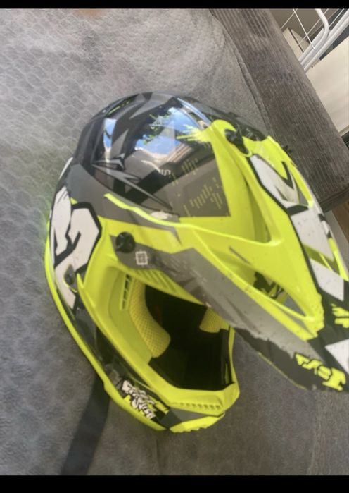 KASK FULL FACE dzieciecy