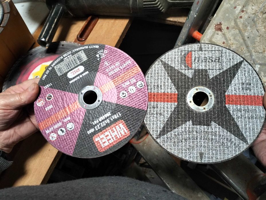 Discos de corte para maquinas de corte, rebarbadoras novos