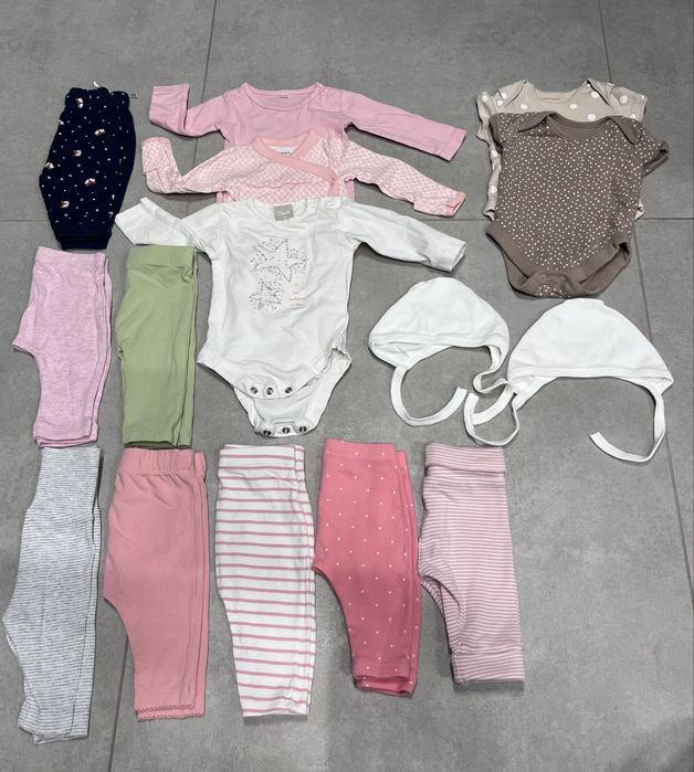 Лот одягу на дівчинку 0-2 місяців