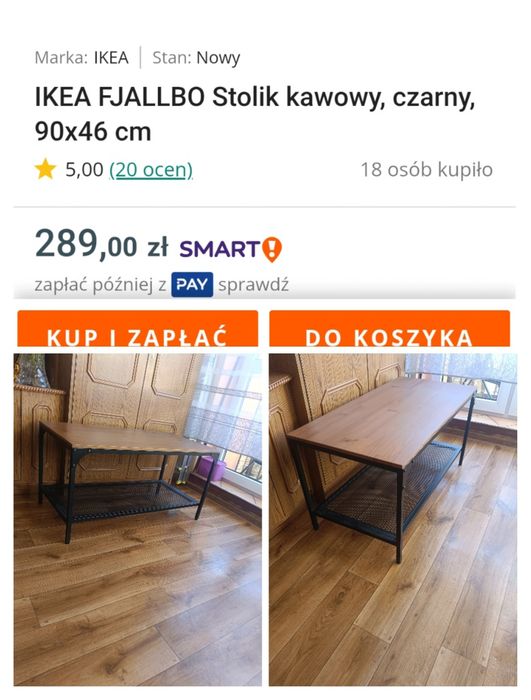 Stolik stan idealny zamienię lub sprzedam