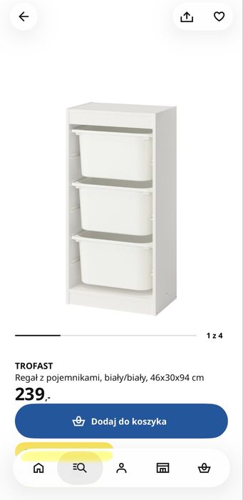 Regał ikea trofast