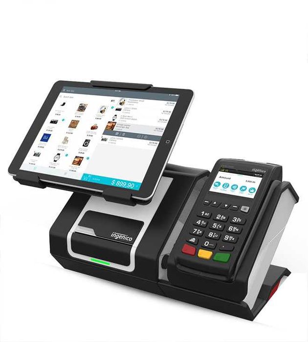 Касова система Ingenico iPOS, має: сканер, чековий прінтер, є 8шт НОВІ