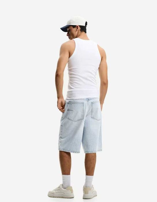 нова колекція бершка мішкуваті джинсові шорти шорты XS S M L XL XXL