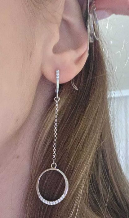 Срібні сережки з підвісками НОВІ 3,8 грам