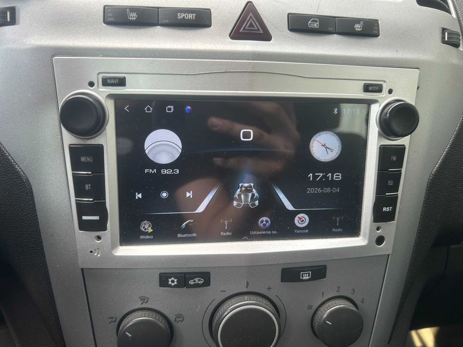 Radio 2 din Navigacja Bluetooth Carplay Opel Astra H Corsa C D Zafira