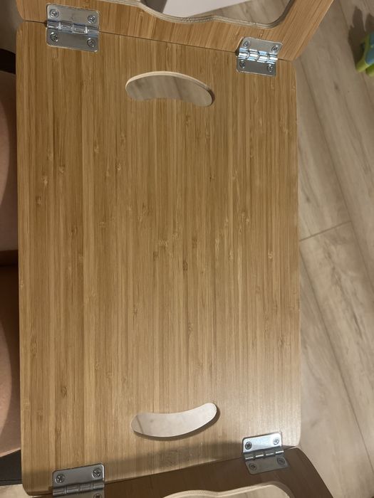 Bambusowa podstawka ikea pod laptopa