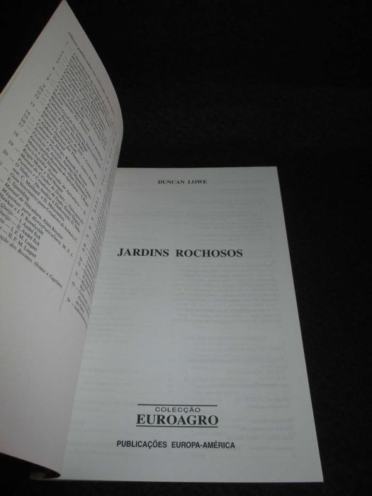 Livro Jardins Rochosos Duncan Lowe