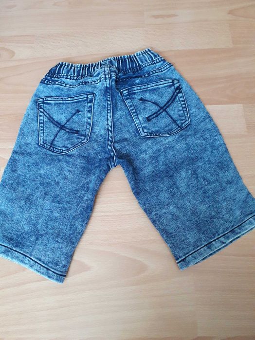 krótkie spodenki dżinsowe jeansowe 122