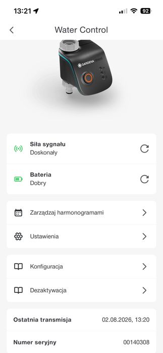 Gardena smart, sterownik nawadniania USZKODZONY