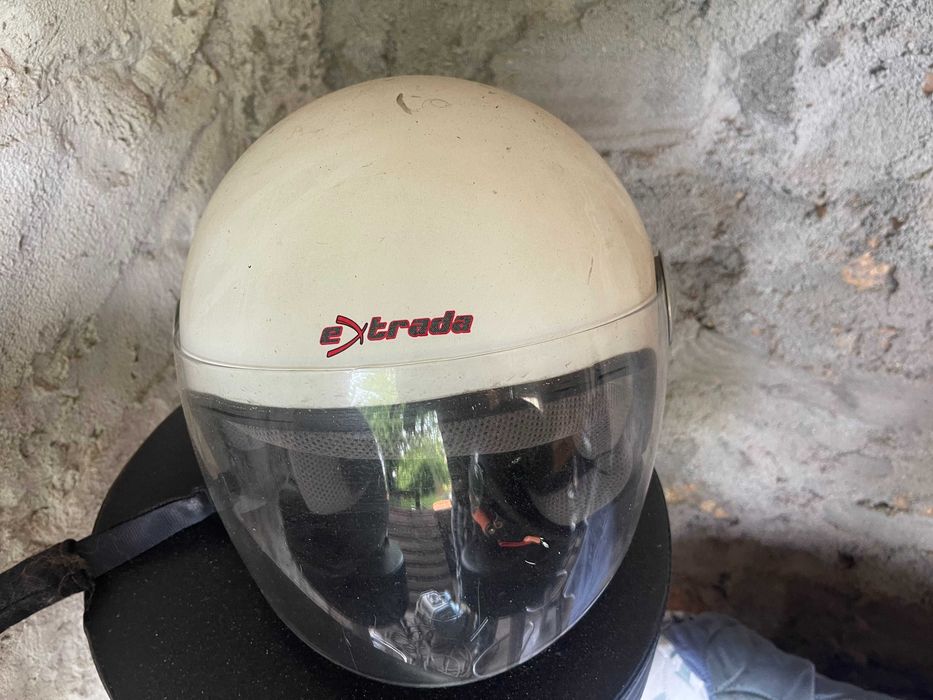 Capacete aberto para motocicleta ou scooter