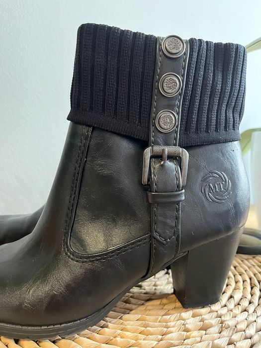 Jesienne botki na niskim obcasie