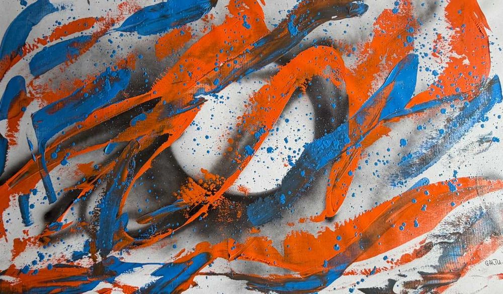 Quadro XXL Moderno 160x100 – Quadro Premium Sala | Decoração Contemporânea (GALTU - MoonGraff-vol.120-XXL)