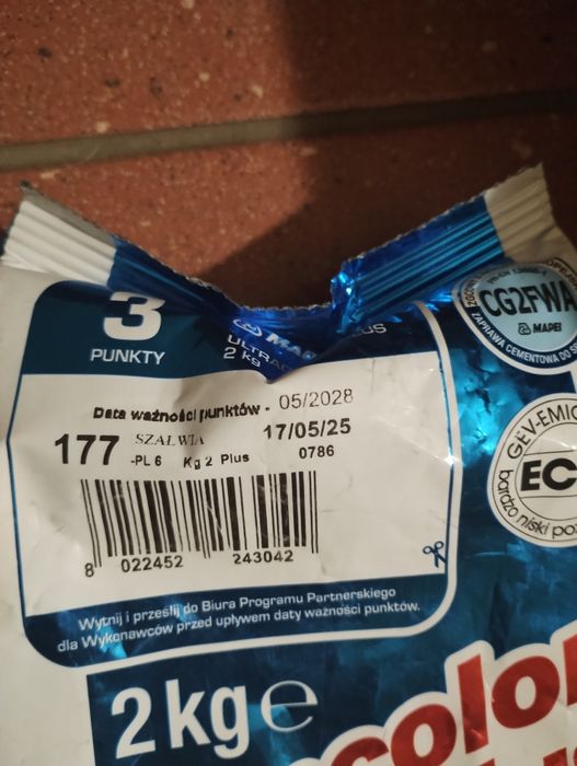 Fuga elastyczna Mapei 2 kg nr 177