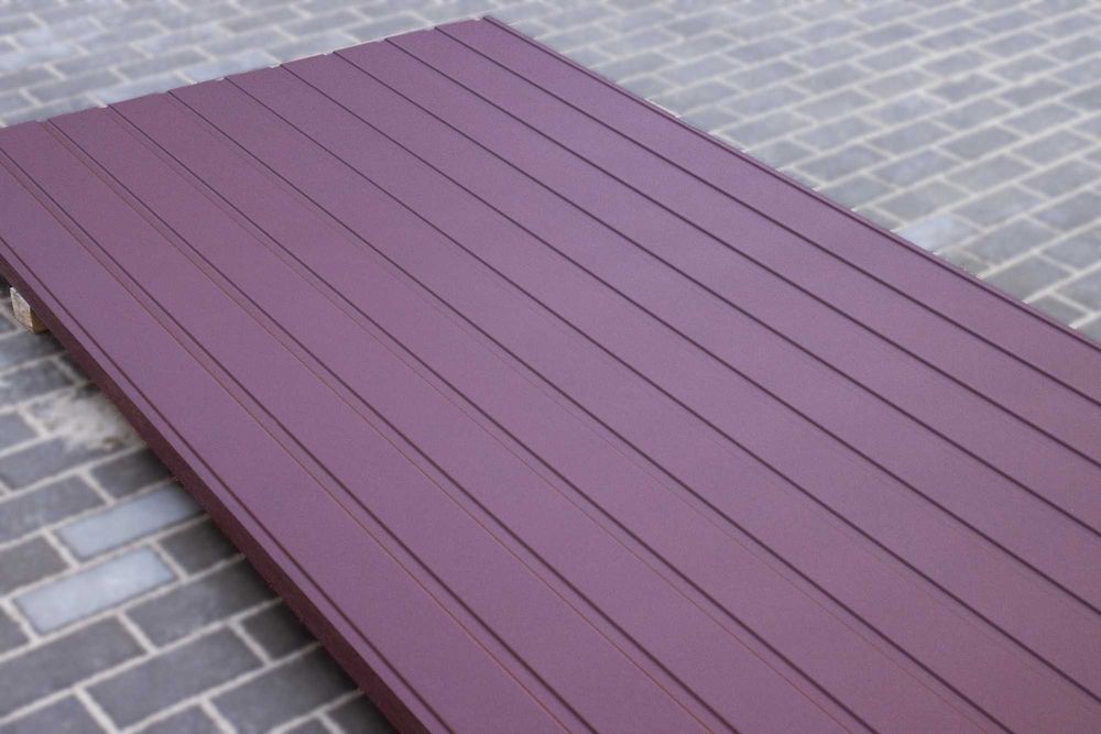 Blacha trapezowa T-7podbitka MAT antracyt RAL7016/brąz RAL8017-OD RĘKI