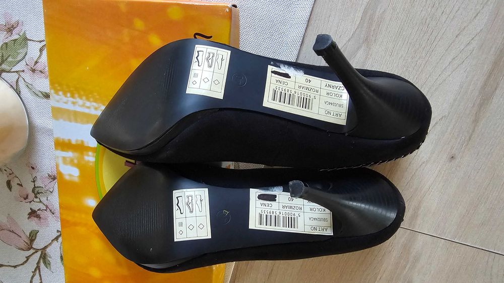 NOWE szpilki roz.40 Top Secret czarne