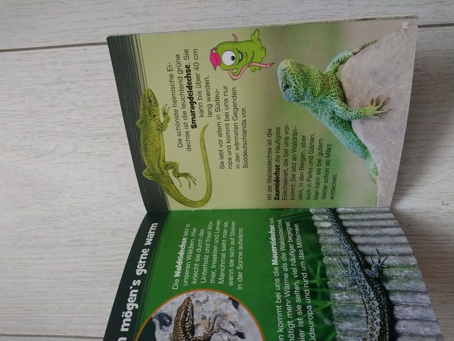 Книжечка дитяча про тварин на німецькій мові