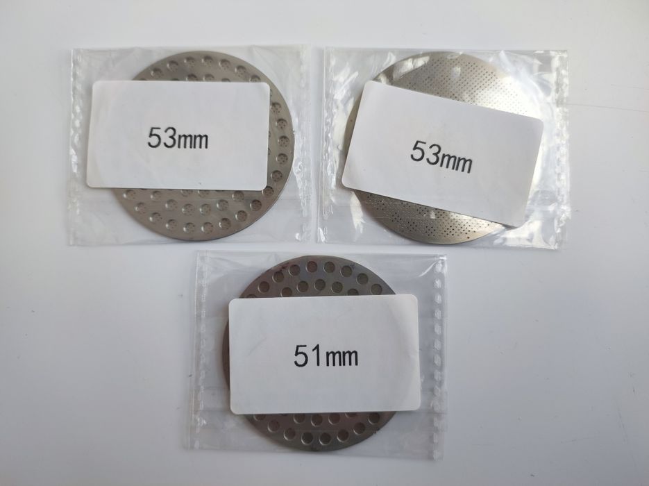 Металевий багаторазовий фільтр для еспресо 51мм і 53мм