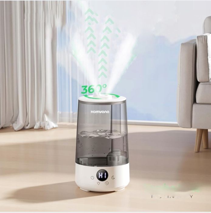 Nawilżacz powietrza Homvana H101, 3.6 L, cichy (23 dB), aromaterapia