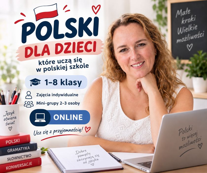 Polski dla dzieci obcokrajowców | Польский для детей | 1–8 класс