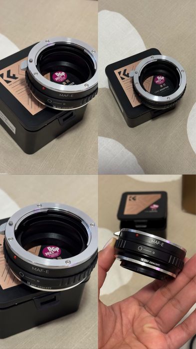 Lente 18-200 Tamron  + adaptador + lente 16-50 sony