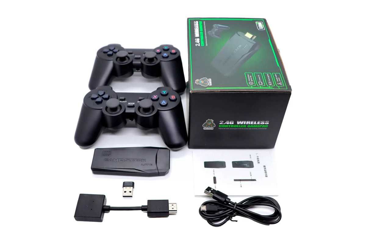Игровая приставка Game Stick Lite M8 64G (4k Ultra HD) (два джойстика ...