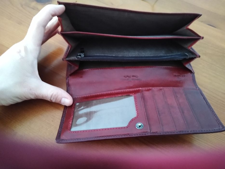 Portfel damski skórzany