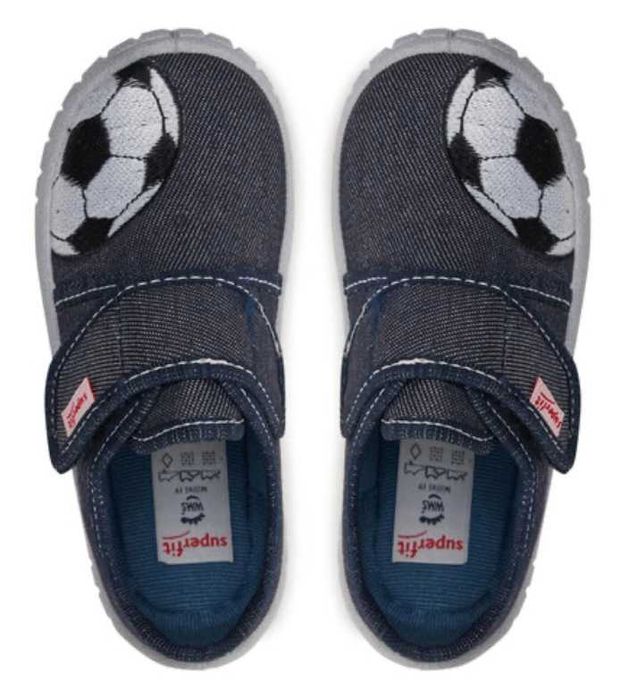 Тапочки мокасины кеды Superfit р.25 16см в идеале