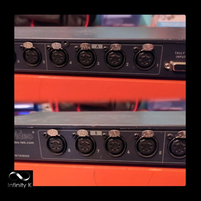 Datavideo ITC-100 Sistema de intercomunicação c/ fio p/ 8 utilizadores