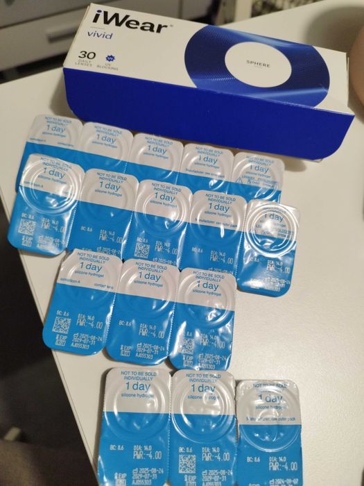 soczewki kontaktowe -4,5