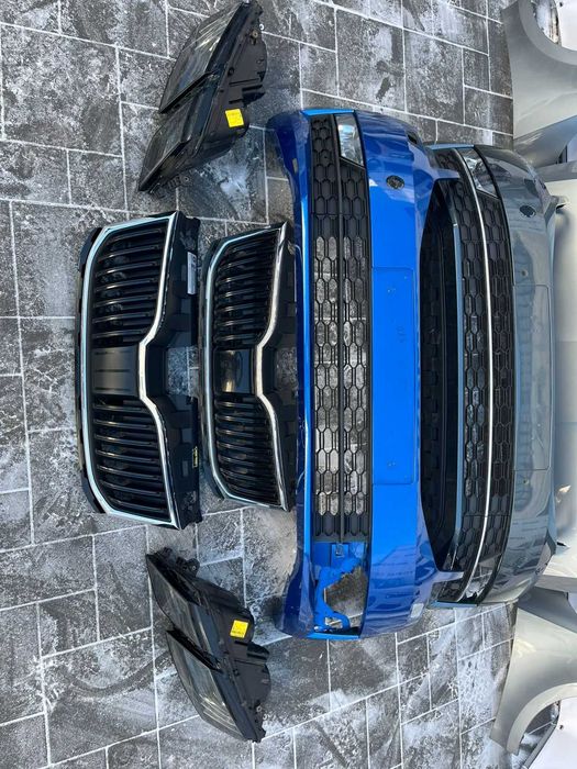 Skoda octavia A7 рестайлинг бампер передний 5e0807221n шрот октавія