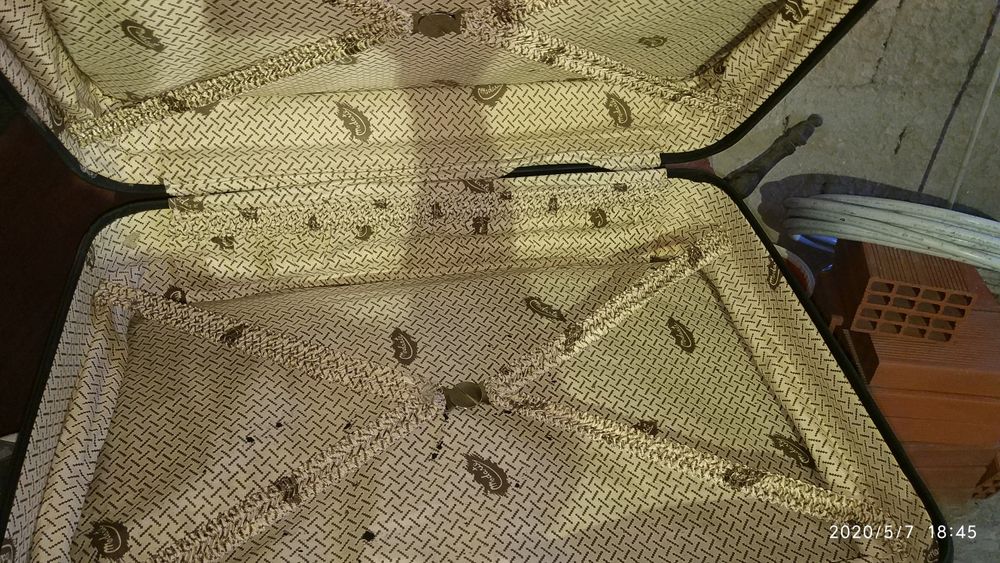 Mala de viagem  em pele