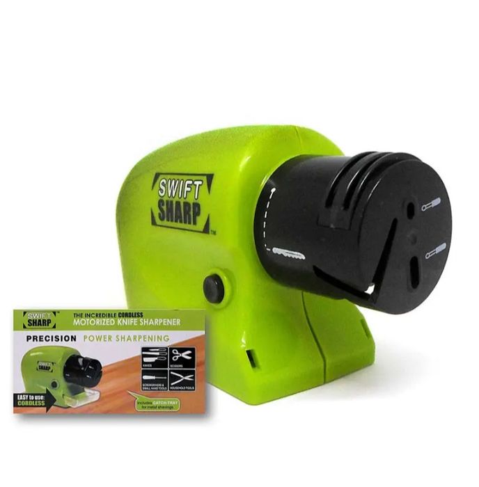 ЛотТочилка универсальная для ножей, ножниц, отверток 4хАА Swift Sharp