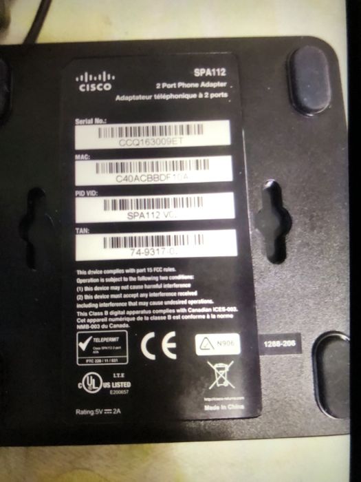 Шлюз  IP Phone Terminal  FXS HT-842R,VoIP-шлюз телефонный Cisco SPA112