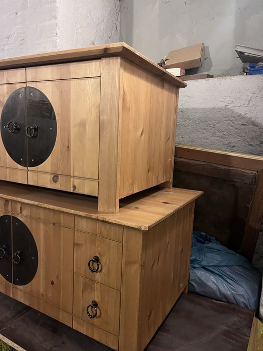 Komoda drewniana sosnowa