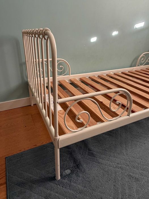 IKEA SULTAN LADE łóżko rosnące rama łóżka BIAŁY